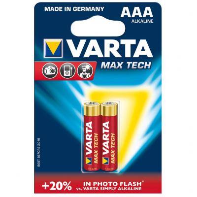 Varta AAA 2db Max Tech mikro elem VARTA