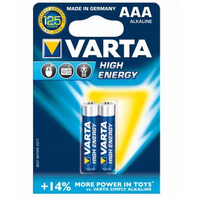 Varta AAA 2db High Energy mikro elem VARTA