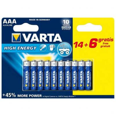 Varta AAA 14+6db High Energy mikro elem VARTA