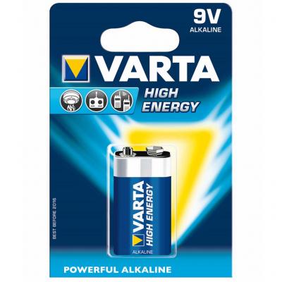 Varta 9V High Energy elem VARTA