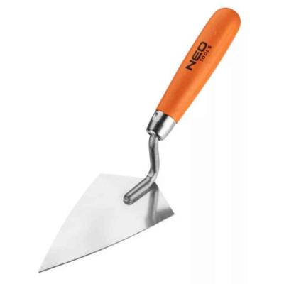 Stukk�kan�l, hegyes rozsdamentes 140x80mm, fa markolat NEO TOOLS (NEOTOOLS)