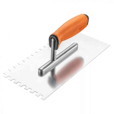 Ac�l sim�t�, fogazott, rozsdamentes, 270x128mm, 8x8x8mm, k�tkomponens� markolat NEO TOOLS (NEOTOOLS)