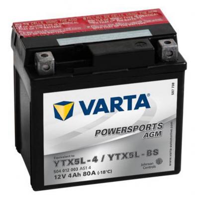 Varta Powersports AGM Active motorakkumultor, YTX5L-4 VARTA