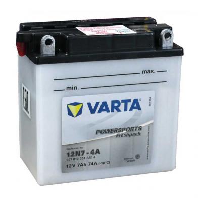 Varta Powersports Freshpack motorakkumultor, 12N7-4A VARTA
