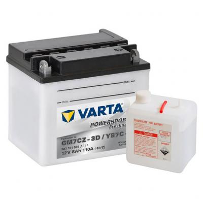 Varta Powersports Freshpack motorakkumultor, YB7C-A VARTA