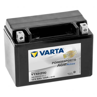 Varta Factory Activated AGM 508909012A512 motorakkumultor, 12V 8Ah