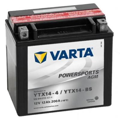 Varta Powersports AGMmotorakkumultor, YTX14-BS