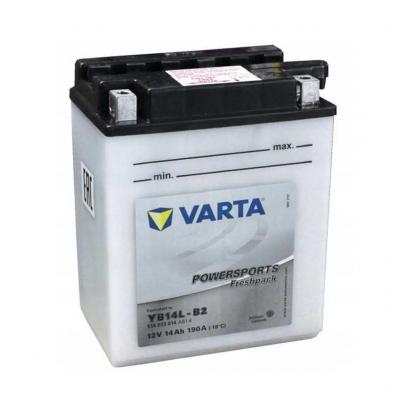 Varta Powersports Freshpack motorakkumultor, YB14L-B2