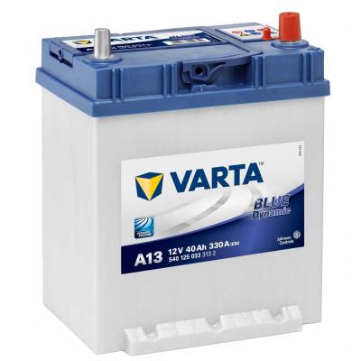 Varta Blue Dynamic A13 akkumultor, 12V 40Ah 330A J+, Japn talpas (Honda Jaz...