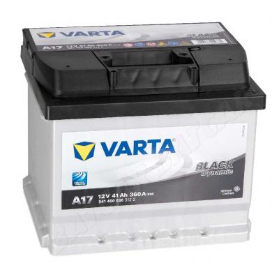 Varta Black Dynamic A17 akkumulátor, 12V 41Ah 360A J+ EU, alacsony