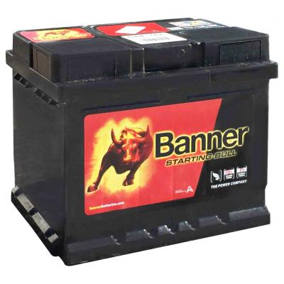 Banner Starting Bull 54409 akkumultor, 12V 44Ah 360A J+,EU, alacsony BANNER