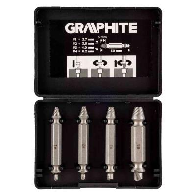 T�rtcsavar kihajt� k�szlet, 2 oldalas, M5-M14, S2 ac�l, 4db GRAPHITE