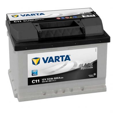 Varta Black Dynamic C11 5534010503122 akkumultor, 12V 53Ah 500A J+ EU, alacsony VARTA