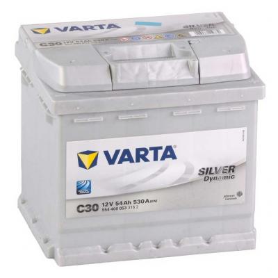 Varta Silver Dynamic C30 akkumultor, 12V 54Ah 530A J+ EU, magas