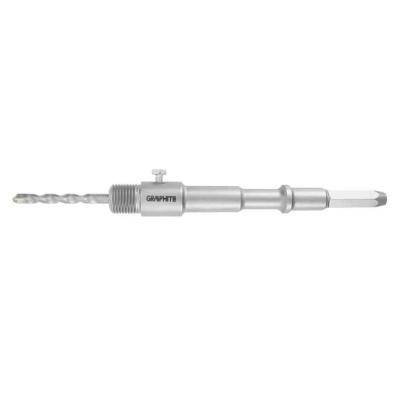 Koronaf�r�, k�rkiv�g� adapter, HEX hatsz�g sz�rral, k�zpontf�r�val, M22, 200mm GRAPHITE