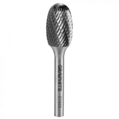 Kem�nyf�m mar�fej, E csepp, ov�lis, 16x25mm, sz�r m�ret: 6x45mm GRAPHITE