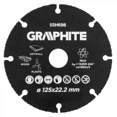 V�g�korong, f�hoz, m�anyaghoz, volfr�mkarbid, 125x22.2mm O - Szersz�m alkatr�sz v�s�rl�s, �rak