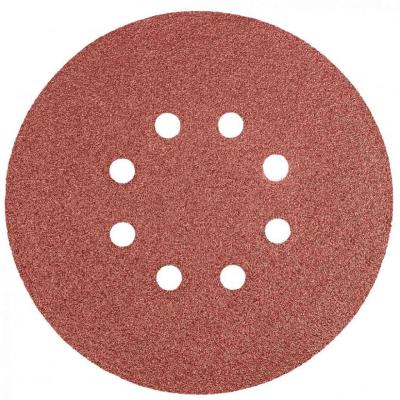 Csiszol�pap�r, t�p�z�ras 150mm, K80, 5db., 8 lyukkal GRAPHITE
