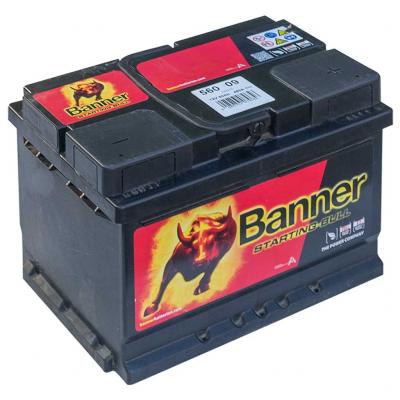 Banner Starting Bull 56009 010560690101 akkumultor, 12V 60Ah 480A J+ EU, alacsony