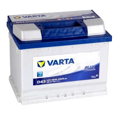 Varta Blue Dynamic D43 5601270543132 akkumultor, 12V 60Ah 540A B+ EU, magas