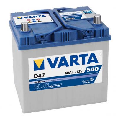 Varta Blue Dynamic D47 5604100543132 akkumultor, 12V 60Ah 540A J+, japn VARTA