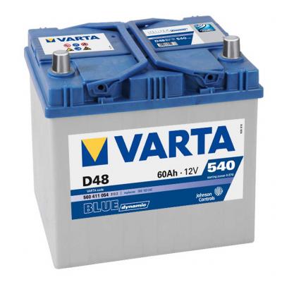Varta Blue Dynamic D48 5604110543132 akkumultor, 12V 60Ah 540A B+, japn