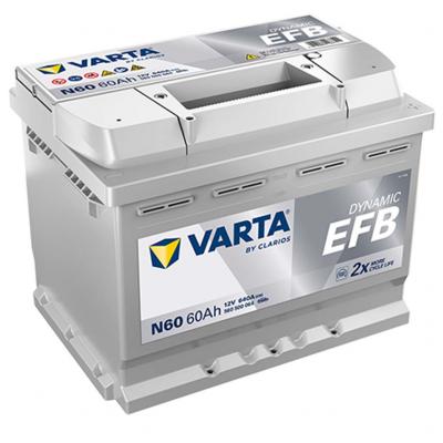Varta DynamicEFBN60 akkumultor, 12V 60Ah 640A J+ EU, magas
