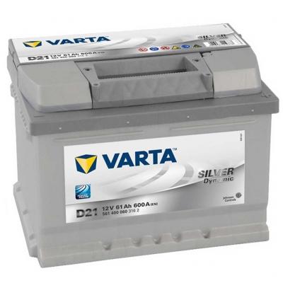Varta Silver Dynamic D21 5614000603162 akkumultor, 12V 61Ah 600A J+ EU, alacsony VARTA