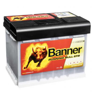 Banner Running Bull EFB Professional 56511 012565110101 akkumultor, 12V 65Ah 640A J+ EU, magas BANNER