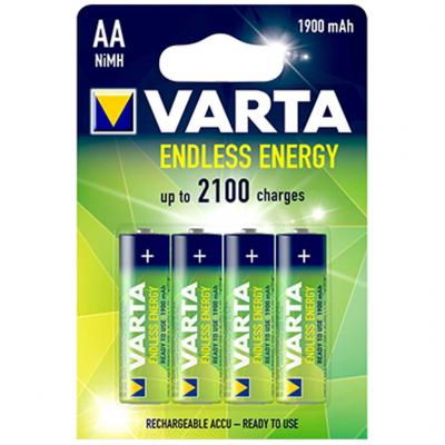 Varta Endless Energy elem akkumul�tor AA 1900mAh 4db, 2100 t�lt�s VARTA