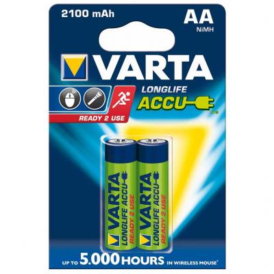 Varta AA 2100mAh 2db Ready2use tlthet elem, akkumultor