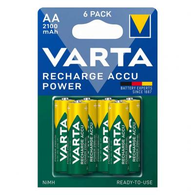 Varta Recharge Accu Power 56706101436 tölthető ceruza elem, akkumulátor AA, 6db Varta