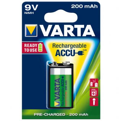 Varta Recharge Accu Power 56722101401 tlthet elem, akkumultor, 9V, 200mAh VARTA