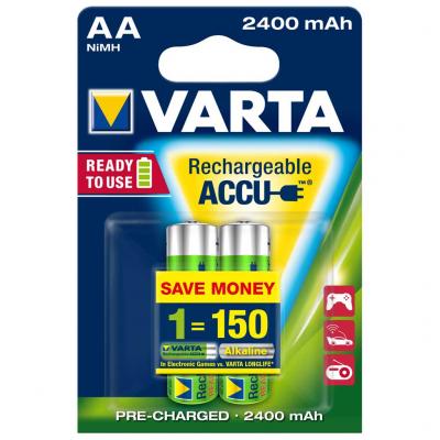 Varta  AA 2400mAh 2db Ready to Use tlthet elem, akkumultor