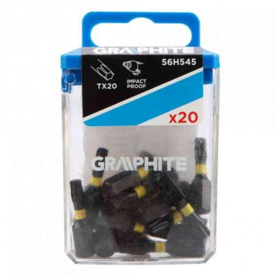 Torzi�s �tvecsavaroz� bit tx20 x 25mm, 20db GRAPHITE