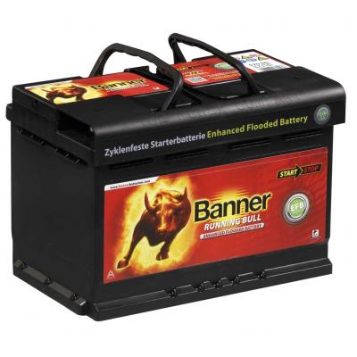 Banner Running Bull EFB start-stop akkumultor, 12V 70Ah 660A J+, EU, magas