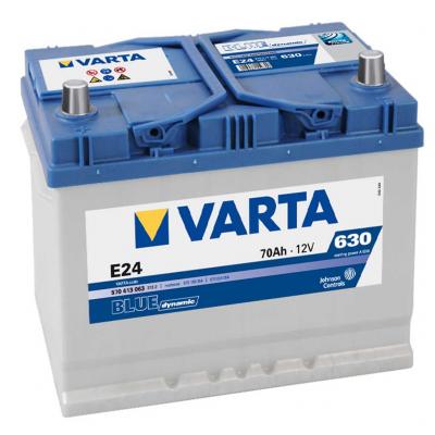 Varta Blue Dynamic E24 5704130633132 akkumultor, 12V 70Ah 630A B+, japn VARTA