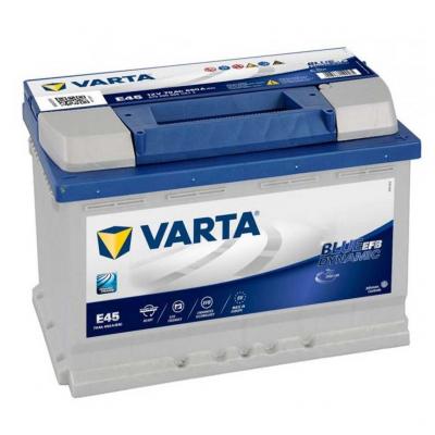 Varta Blue Dynamic EFB E45 570500065D842 akkumultor, 12V 70Ah 650A J+ EU, magas