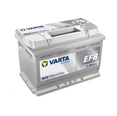 Varta Dynamic EFB N70 akkumul�tor, 12V 70Ah 760A J+ EU, magas