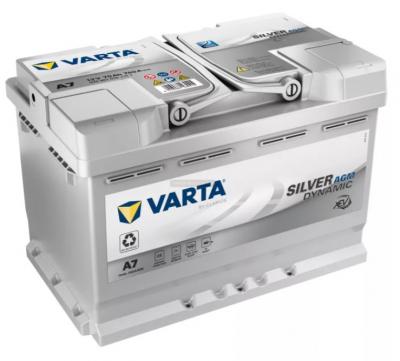 Varta Silver Dynamic AGM A7 570901076J382 akkumultor, 12V 70Ah 760A J+ EU, m...