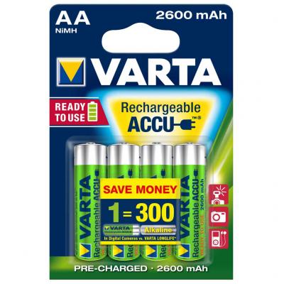 Varta AA 2600mAh 4db Ready to Use tlthet elem, akkumultor