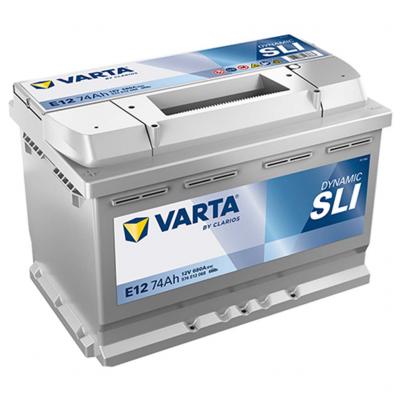 Varta Dynamic SLI E12 akkumul�tor, 12V 74Ah 680A B+ EU, magas VARTA