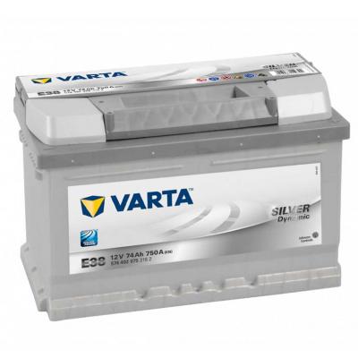 Varta Silver Dynamic E38 5744020753162 akkumultor, 12V 74Ah 750A J+ EU, alacsony VARTA