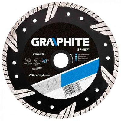 Gy�m�nt v�g�korong 200X25.4 TURBO GRAPHITE