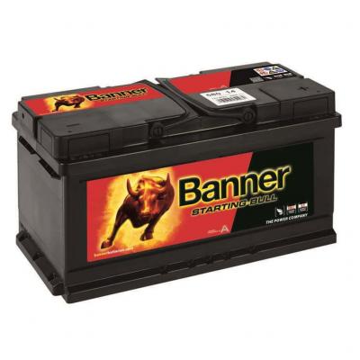 Banner Starting Bull 58014 010580140101 akkumultor, 12V 80Ah 660A J+ EU, alacsony BANNER