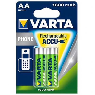 Varta AA 1600mAh 2db PHONE tlthet elem, akkumultor