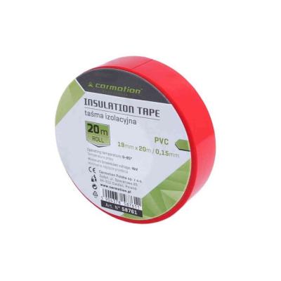 Szigetel�szalag PVC 0,15MM X 19MM X 20M, piros, 1 db. AUTOLIFE