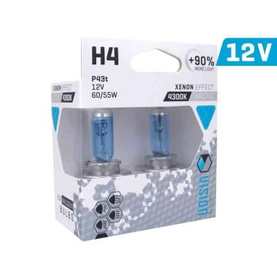 VISION IZZ�K SARKVID�KI FEH�R H4 12V 60 / 55W P43T U E4 + 90%, 2 DB. CM58795 AUTOLIFE