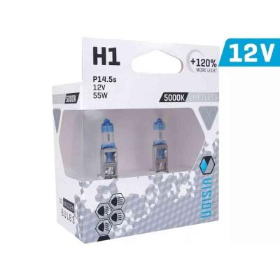 VISION IZZ�K HAT�RTALAN FEH�R H1 12V 55W P14,5S U E4 + 120%, 2 DB. CM58811 AUTOLIFE