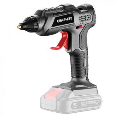 Akkus ragaszt�pisztoly, Energy+ 18V, 11mm, Akku n�lk�l! GRAPHITE